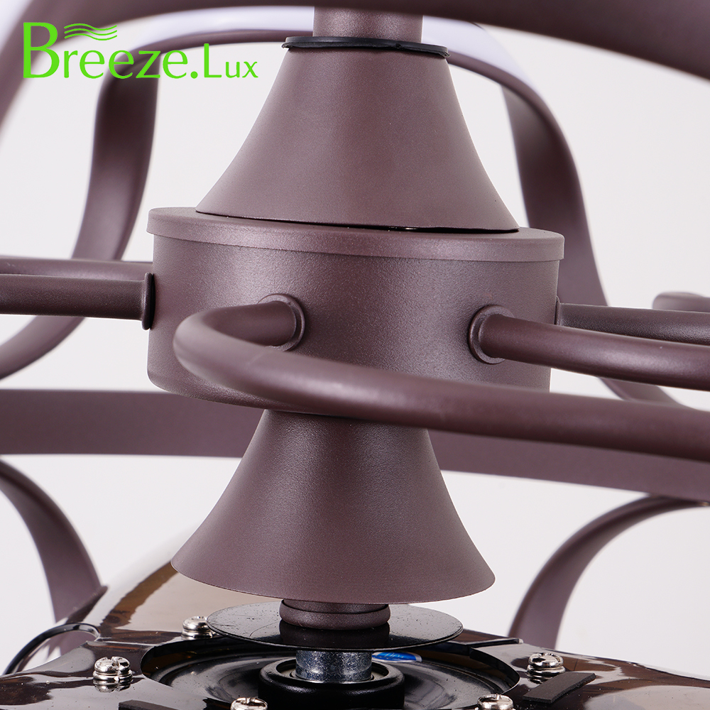 BL-19215 22" 3 Pcs Pc Rose Gold Remote Control For Ceiling Fan Light