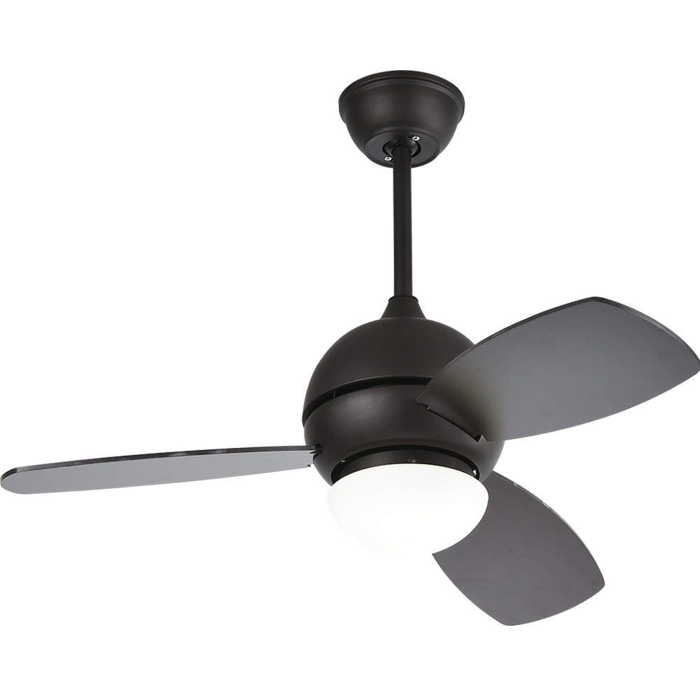 BL-1650 36" Black  3 pcs Composite board smallest ceiling fan with light