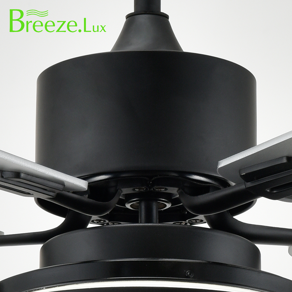 BL-2050 Black 36" 4 Pcs Composite Board Lowes Ceiling Fans With Remote Control
