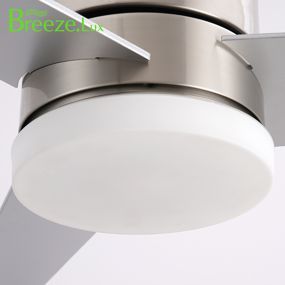 BL-2116 52" 3 pcs Composite Board Sliver Ceiling Chandelier With Fan