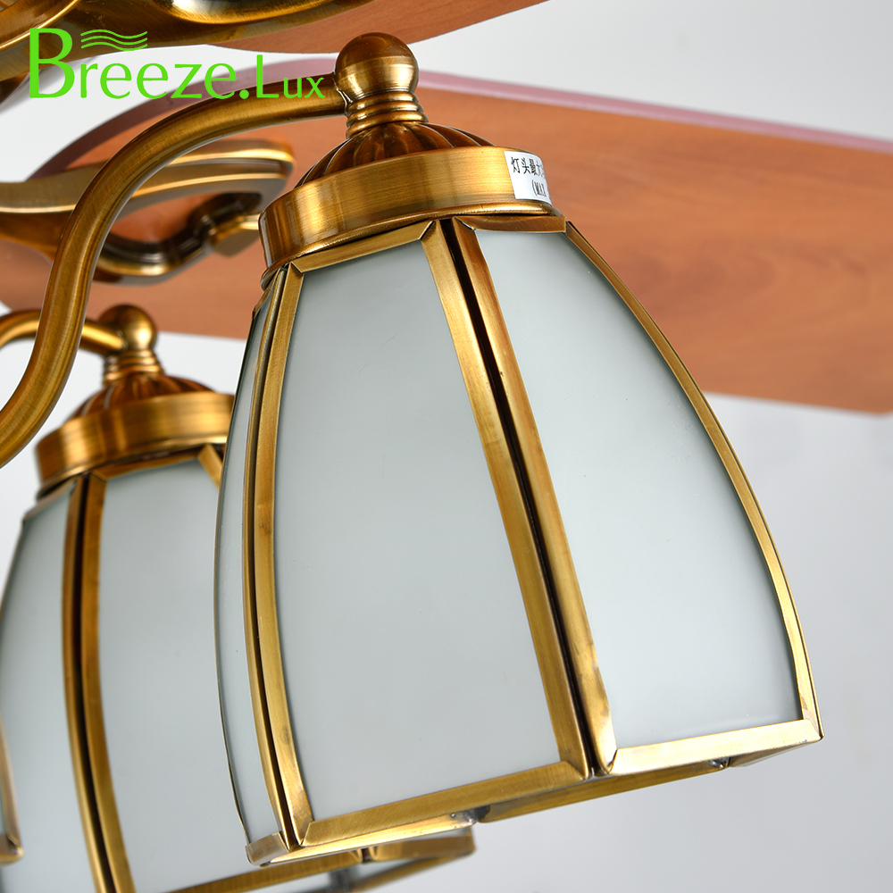 BL-2008 52" 5 pcs Composite Board Antique Bronze Traditional Ceiling Fan