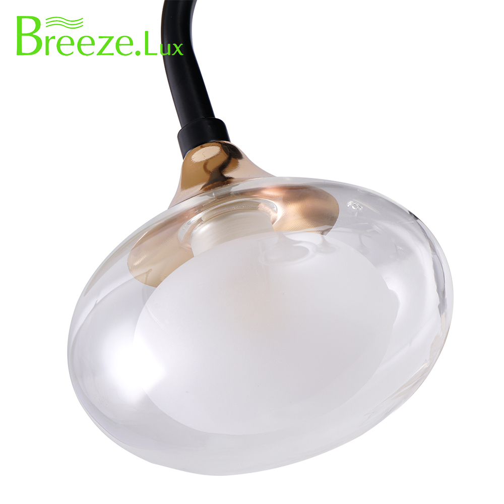 BL-2513 42"/48" 4 Pcs Pc Coffee Modern Flush Mount Ceiling Fan With Light