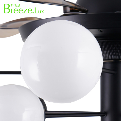 BL-2517 42"/48" 4 Pcs Pc Coffee Ceiling Fan Lights Modern Ceiling Fan Lights