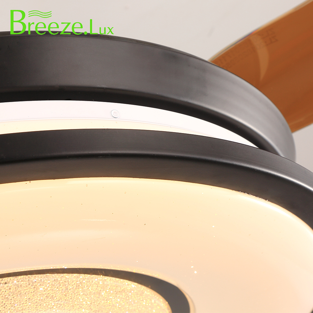 BL-2680 42"/48" 4 Blades Pc Coffee Ceiling Fan Residential With Light