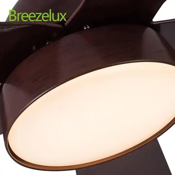 BL-7065 56" 5 Blades Abs Coffee Traditional Ceiling Fan With Light