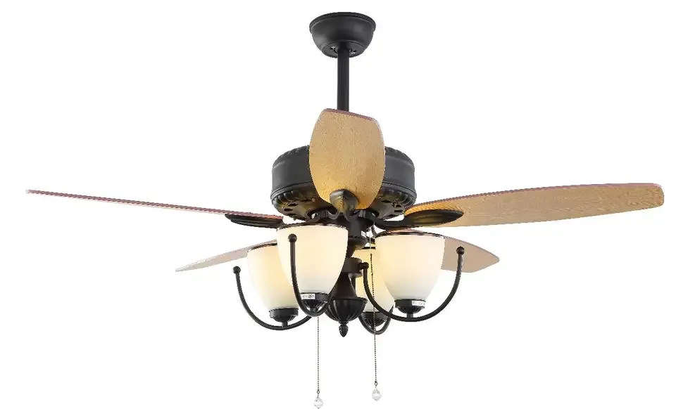 BL-1008 52" Composite board blade remote control ceiling fan with lighting