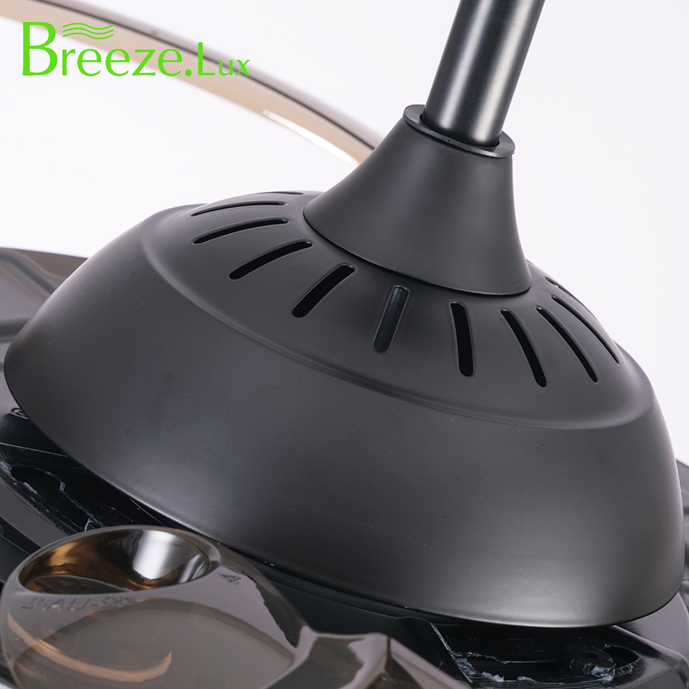 BL-2400 42"/48" 4 Pcs Pc Coffee Ceiling Fan With Led Light Remote