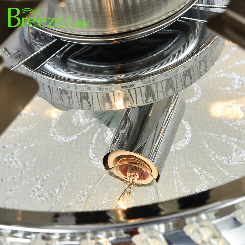 BL-1053 52" Sand nickel color living room ceiling fan with lights