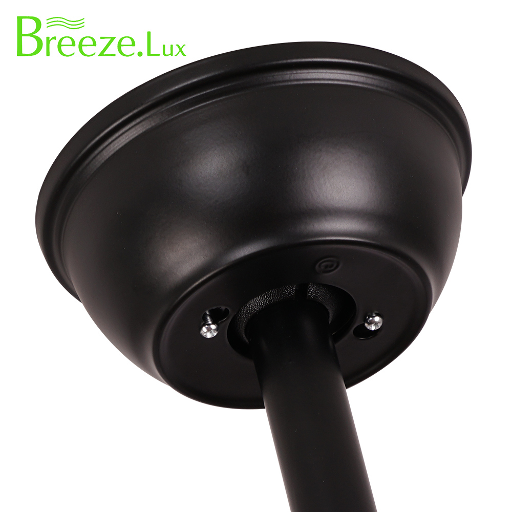 BL-2529 48" 5 Pcs Abs Black Ceiling Fan Lights Modern Ceiling
