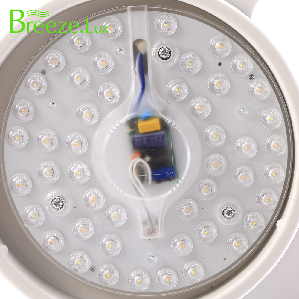 BL-2530 42" 3 Pcs Abs Blue+White Smart Led Ceiling Fan