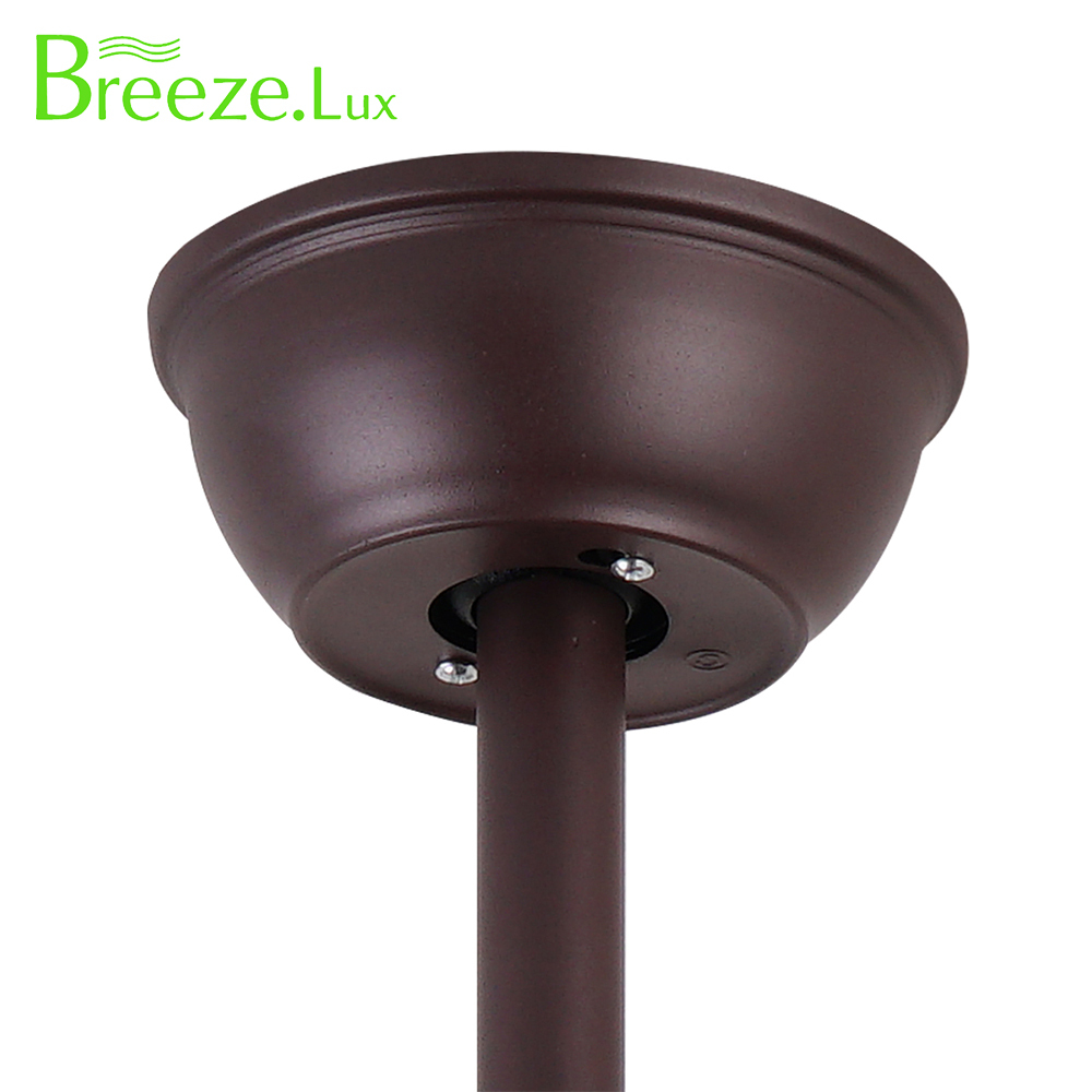BL-7014 22" 3 Pcs Abs Coffee+Gold Ceiling Light With Fan And Remote