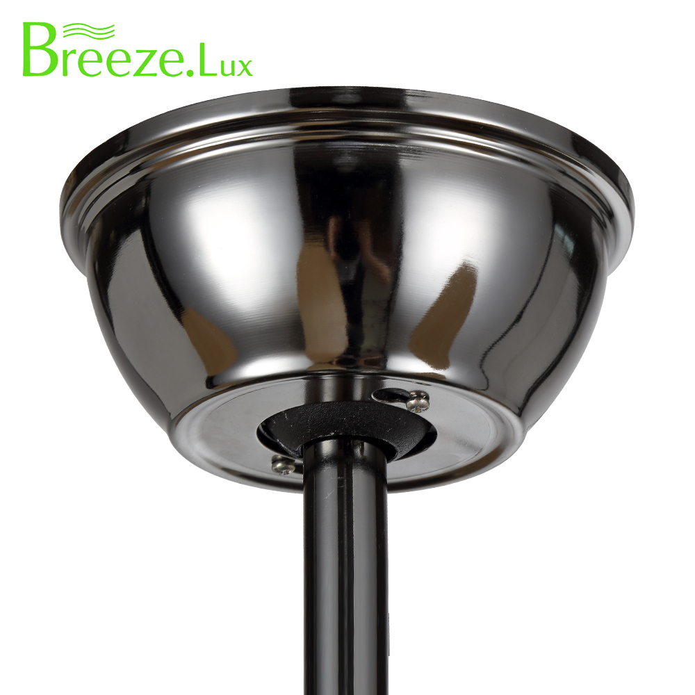 BL-2535 52" 5 Pcs Composite Board Pearl Black Crystal Ceiling Fan With Light