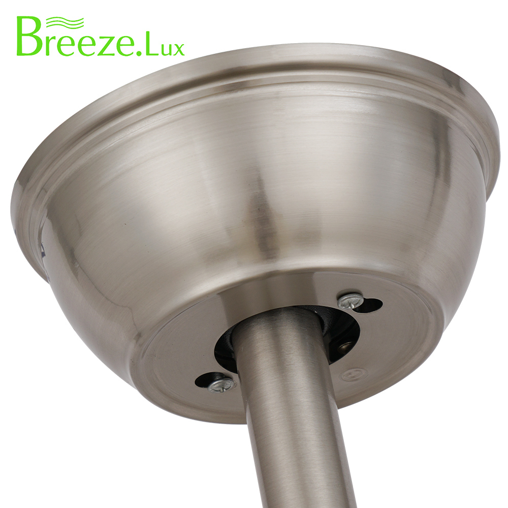 BL-2818 48" 5 Pcs Iron Sand Nickel Electric Ceiling Fan Lamp