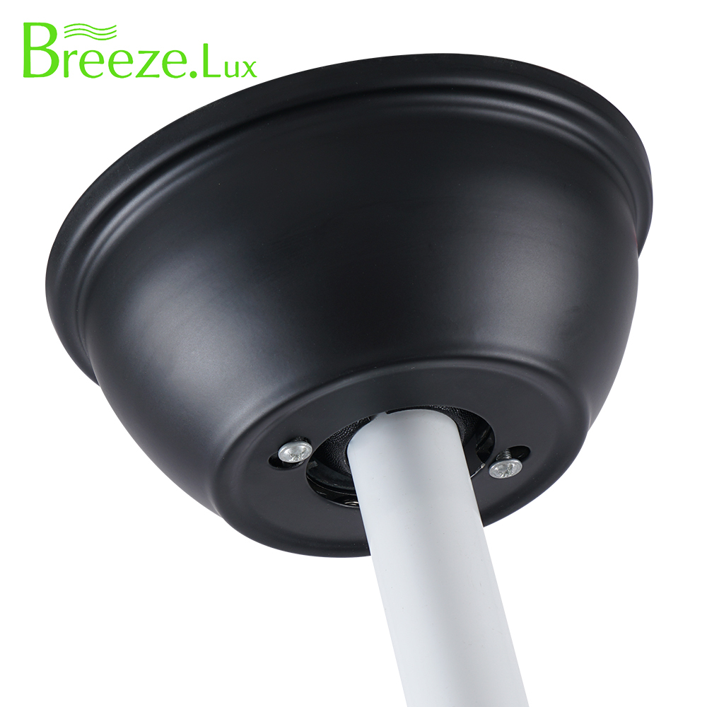BL-2820 48" 3 Pcs Abs Black+White Ceiling Fan With Light Remote