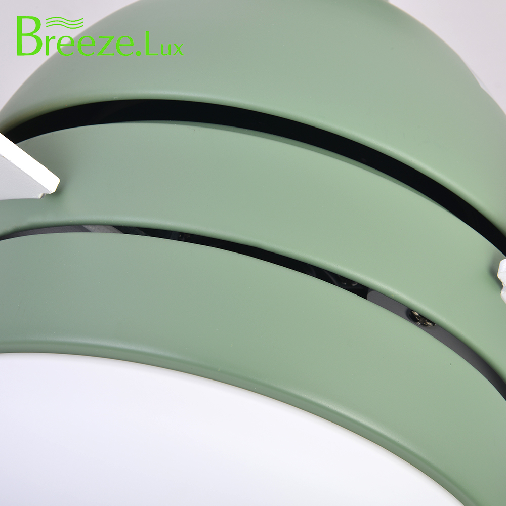 BL-2380 42" 3 Pcs Composite Board Green+White Wholesale Ceiling Fan With Light