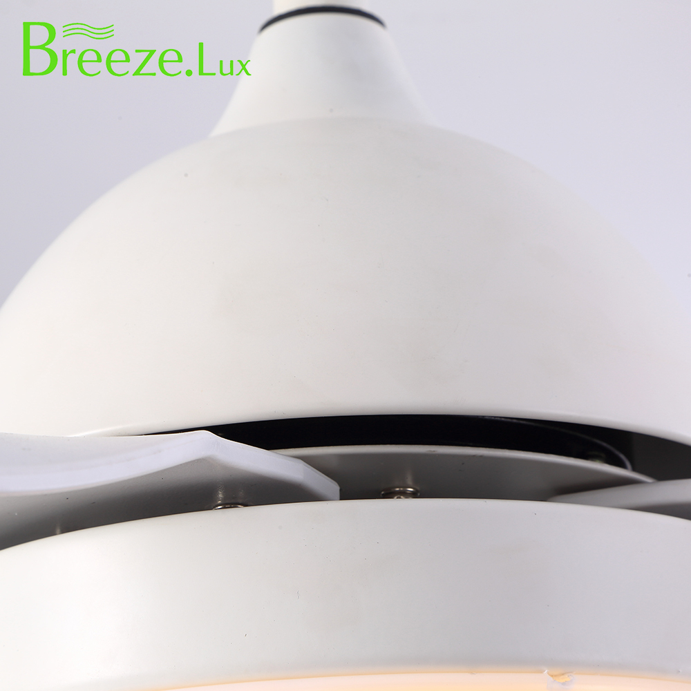 BL-2530 42" 3 Pcs Abs Blue+White Smart Led Ceiling Fan