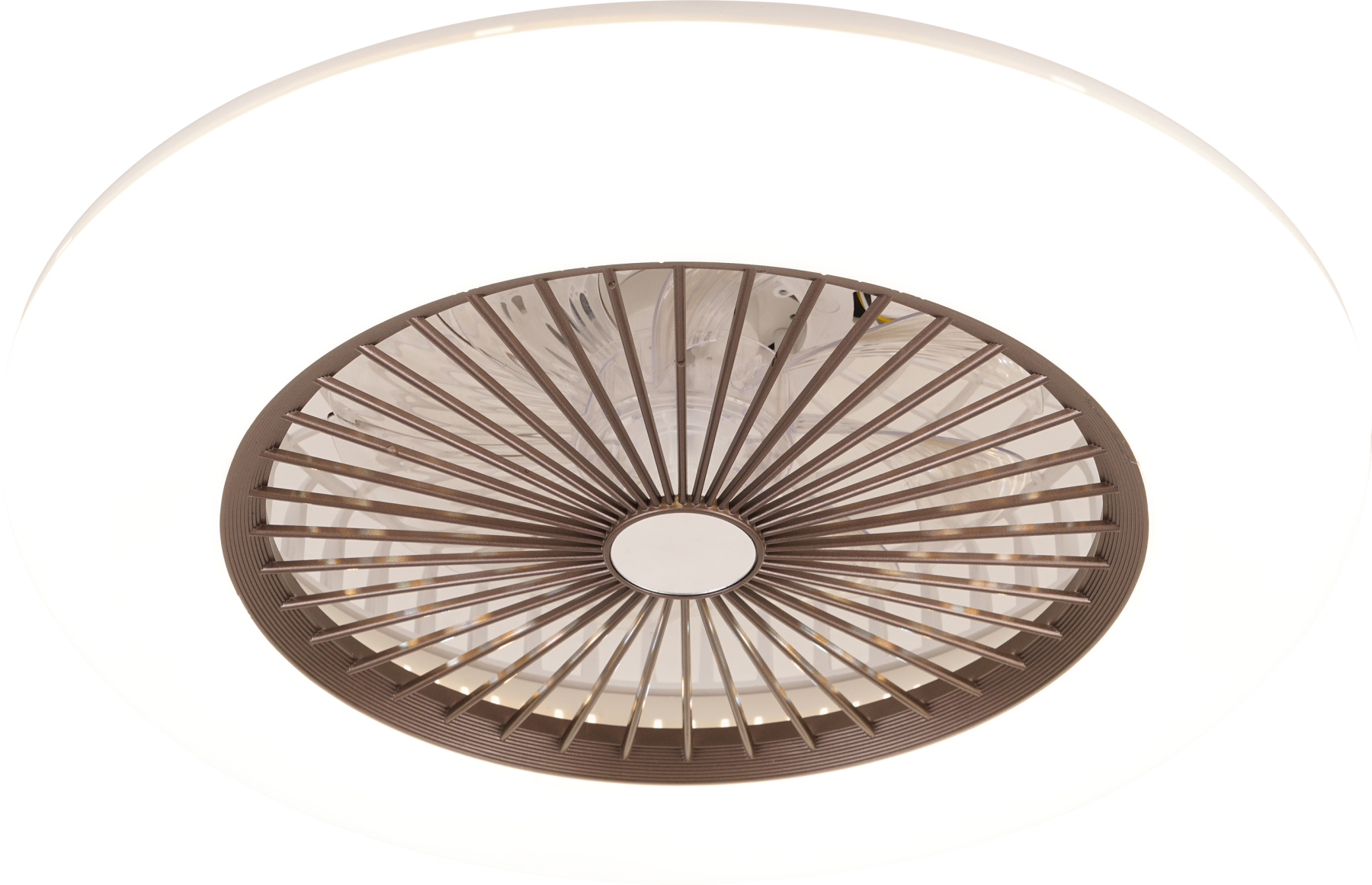 BL-W9001-WH 36" White 5 blades round ceiling fan for bedroom