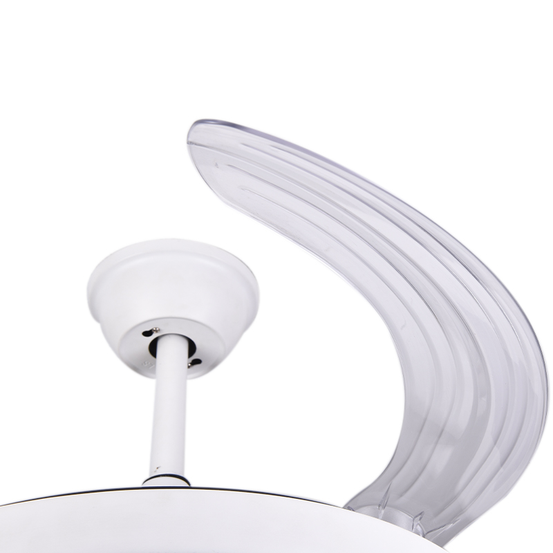 BL-3073 42''/48" 4 Pcs Pc Remote Control Ceiling Fan With Light White