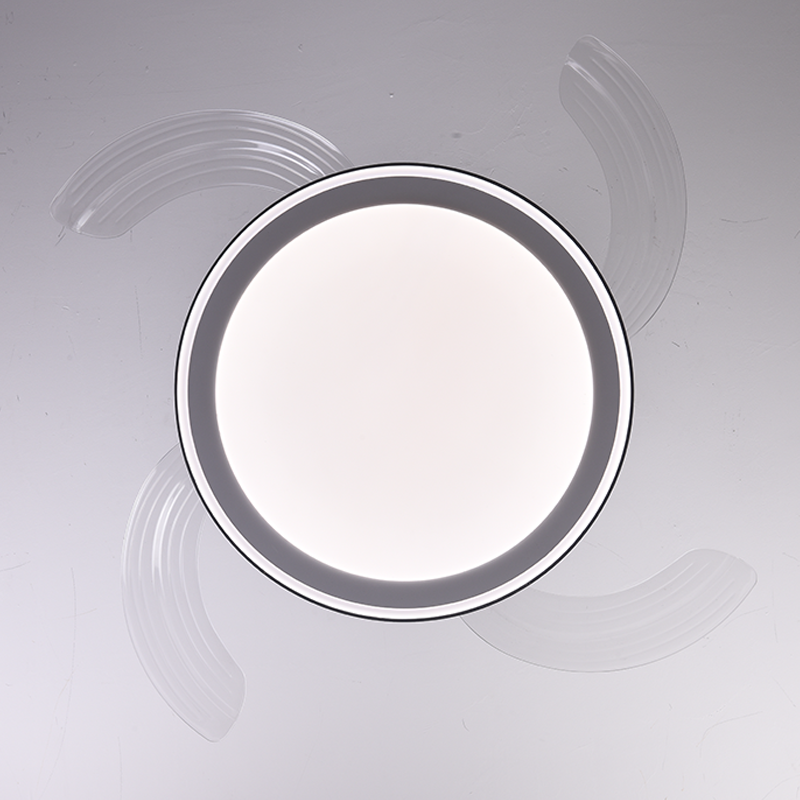 BL-3072 42''/48" 4 Pcs Pc White Electrical Ceiling Fan With Led Light