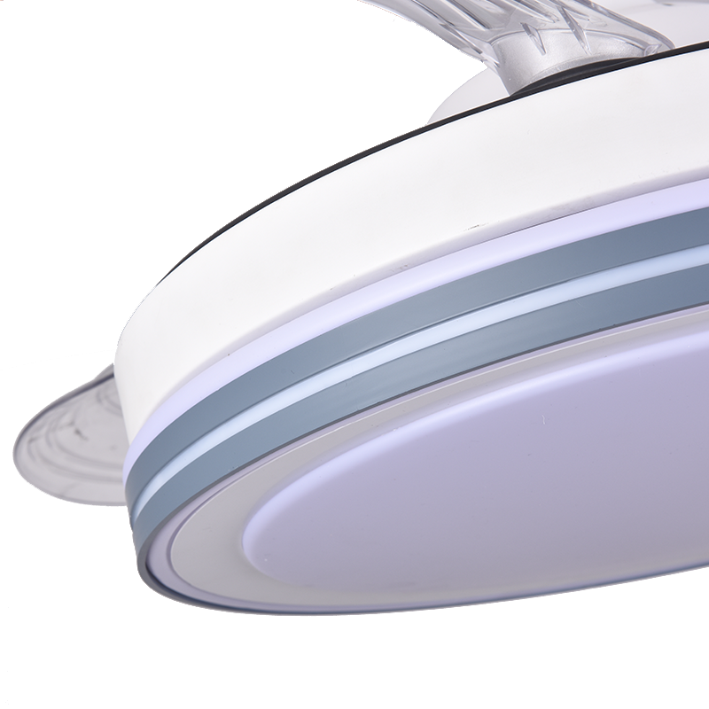 BL-3072 42''/48" 4 Pcs Pc White Electrical Ceiling Fan With Led Light