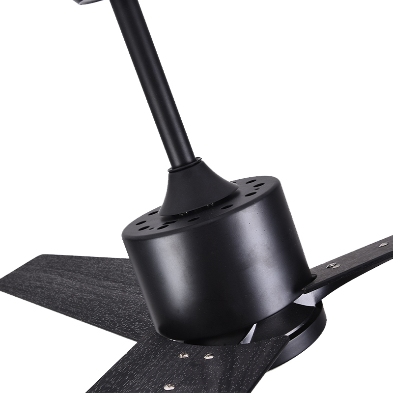 BL-3043 52" 3 Pcs Composite Board Black Smart Ceiling Fan 220V