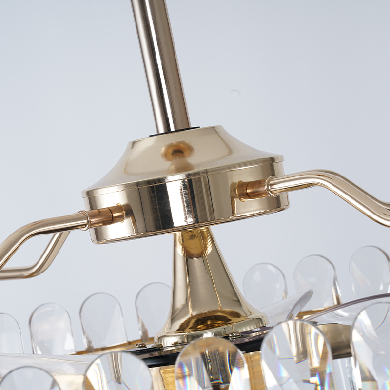 BL-7025 22" 3 Pcs Pc Gold Small Ceiling Fan With Remote