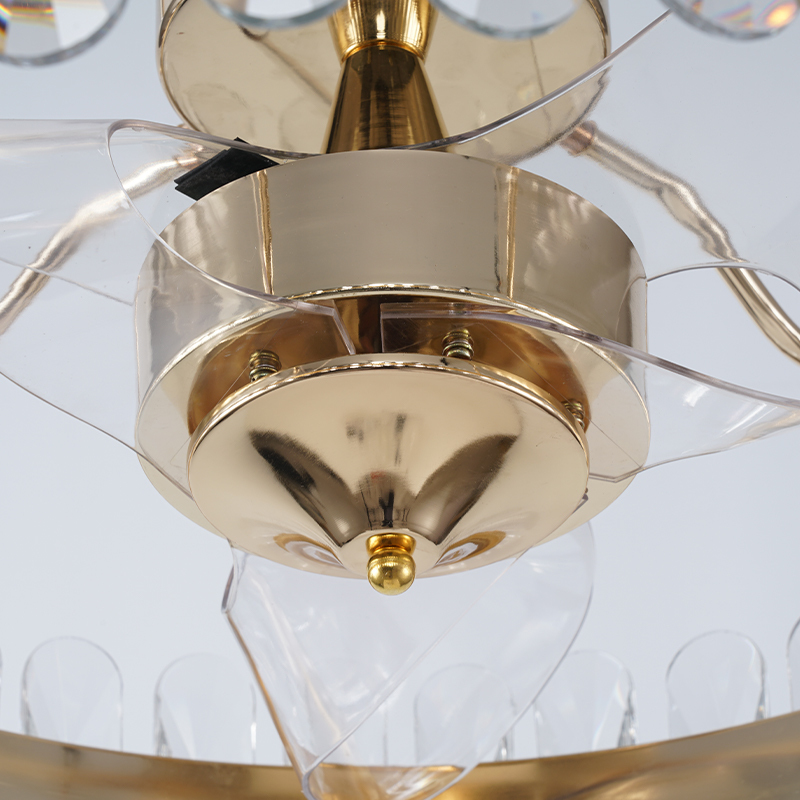 BL-7025 22" 3 Pcs Pc Gold Small Ceiling Fan With Remote