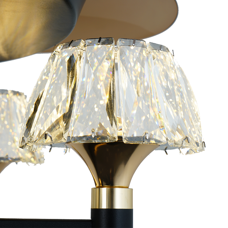 BL-2886 12" 3 Pcs Pc Coffee Bedroom Ceiling Fan With Light