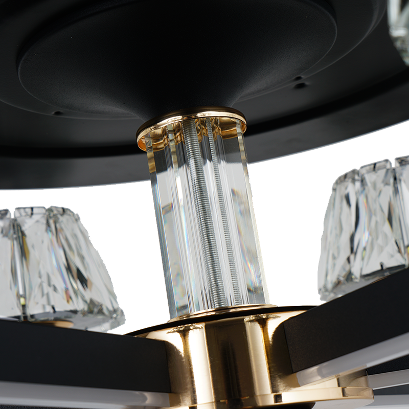 BL-2886 12" 3 Pcs Pc Coffee Bedroom Ceiling Fan With Light