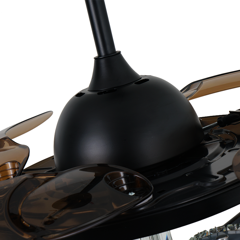 BL-2886 12" 3 Pcs Pc Coffee Bedroom Ceiling Fan With Light