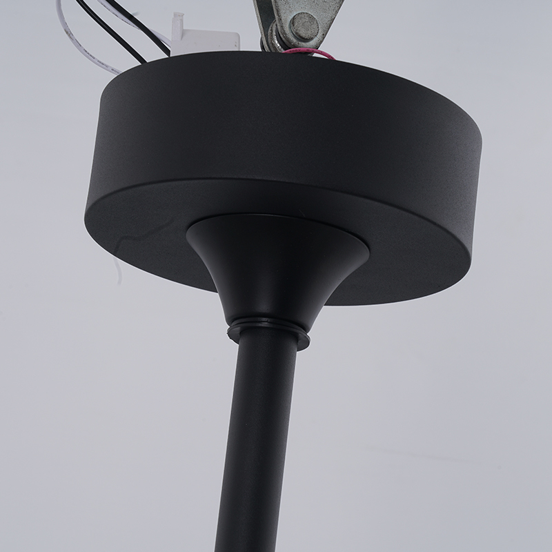 BL-7035 3 Pcs ABS Black Nordic Simple Design Electric Ceiling Fan With Light