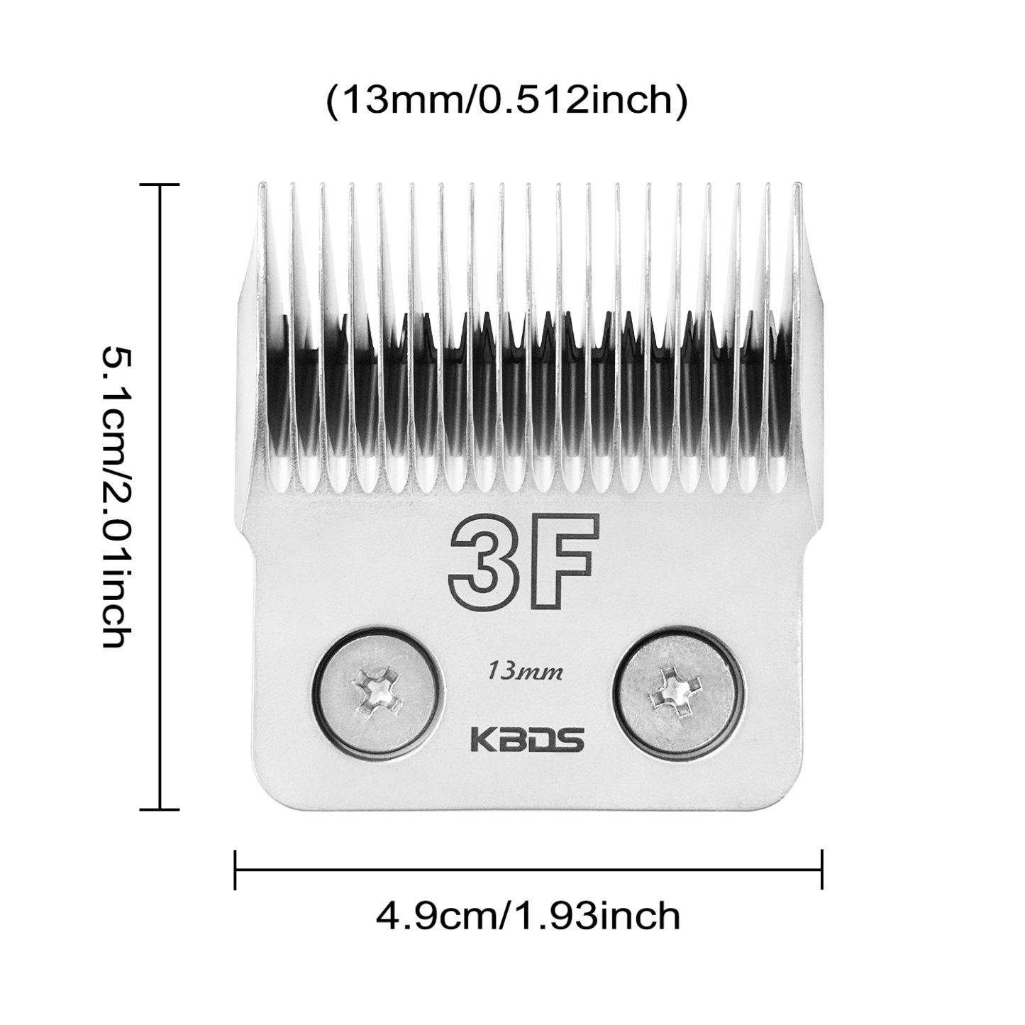 KBDS D Series 3F 13mm Dog Grooming Clipper Blade