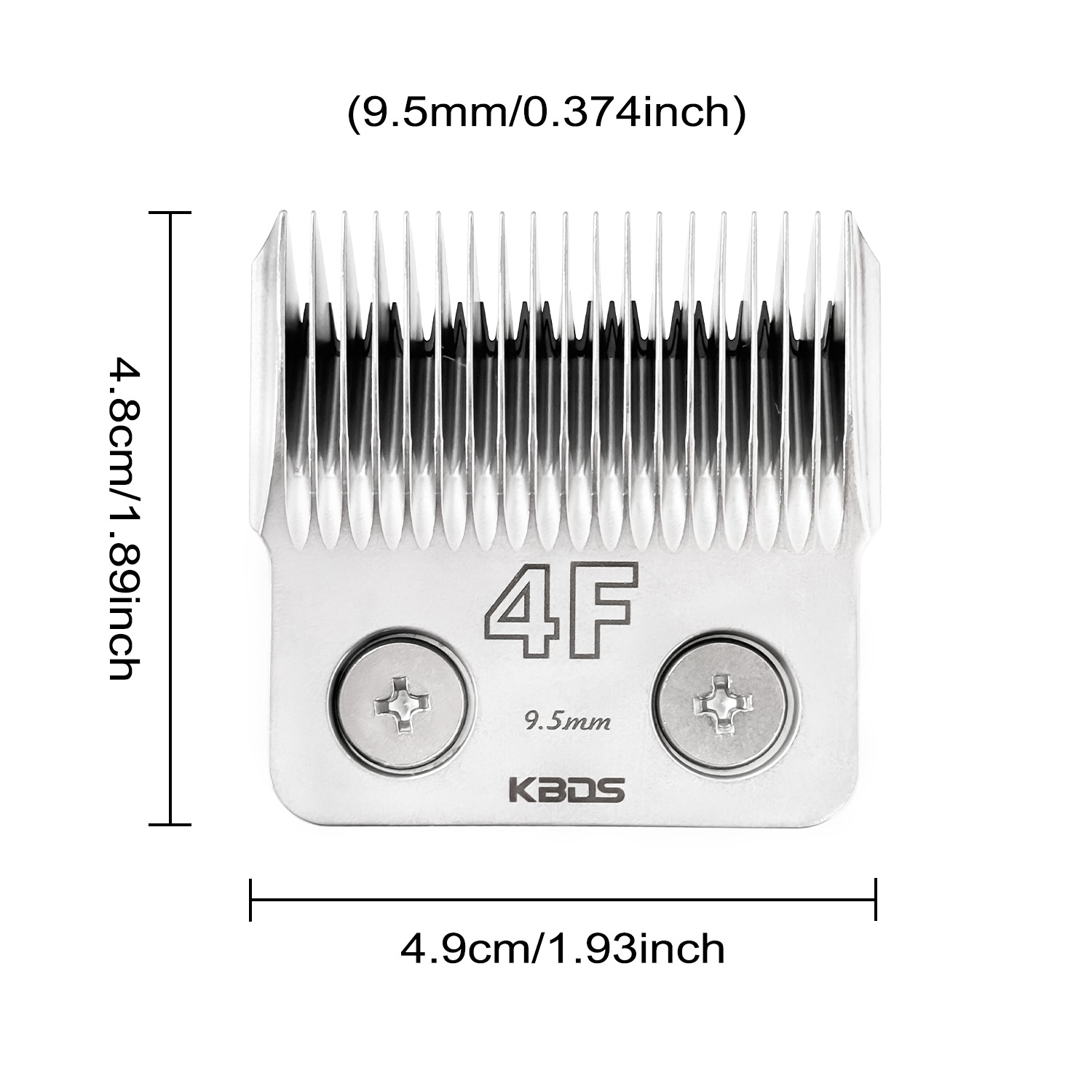 KBDS D Series 4F 9.5mm Dog Grooming Clipper Blade