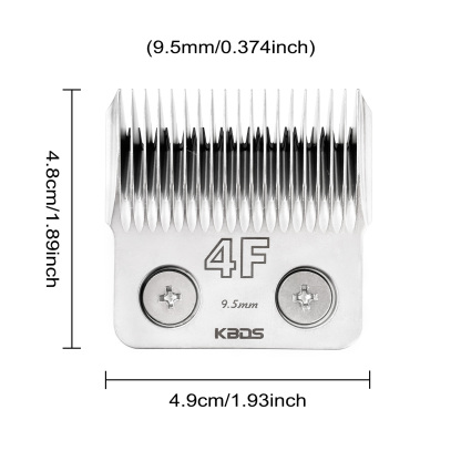 KBDS D Series 4F 9.5mm Dog Grooming Clipper Blade