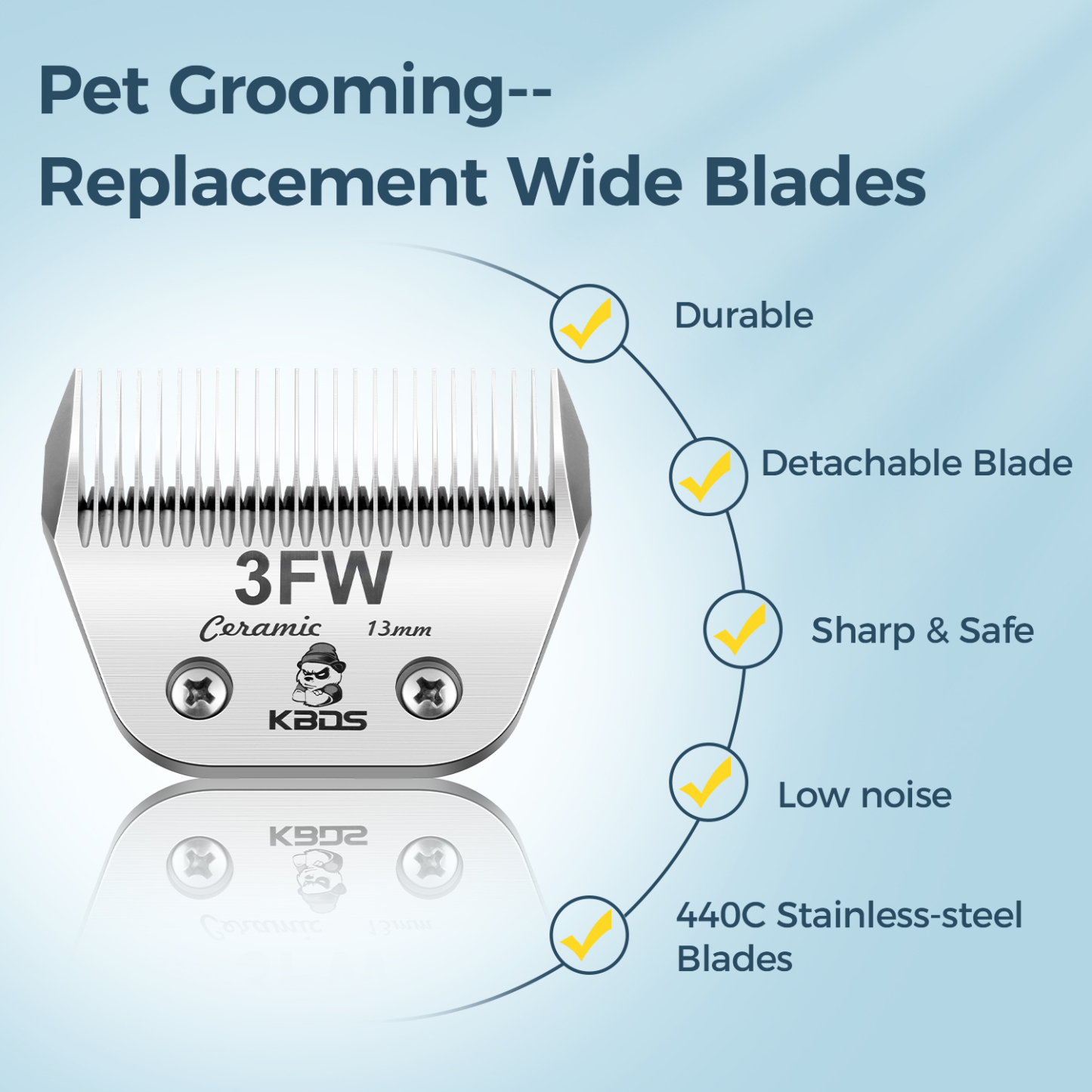 KBDS Ceramic Wide 3FW 13mm Blade