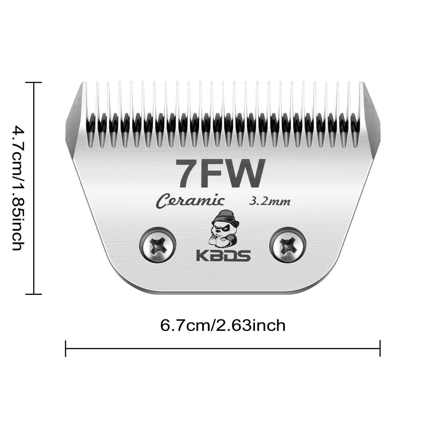 KBDS Ceramic Wide 7FW 3.2mm Blade