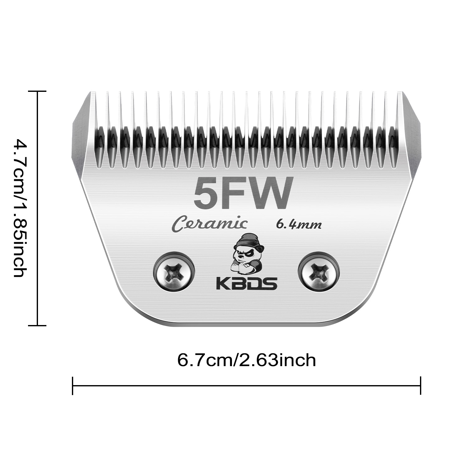 KBDS Ceramic Wide 5FW 6.4mm Blade