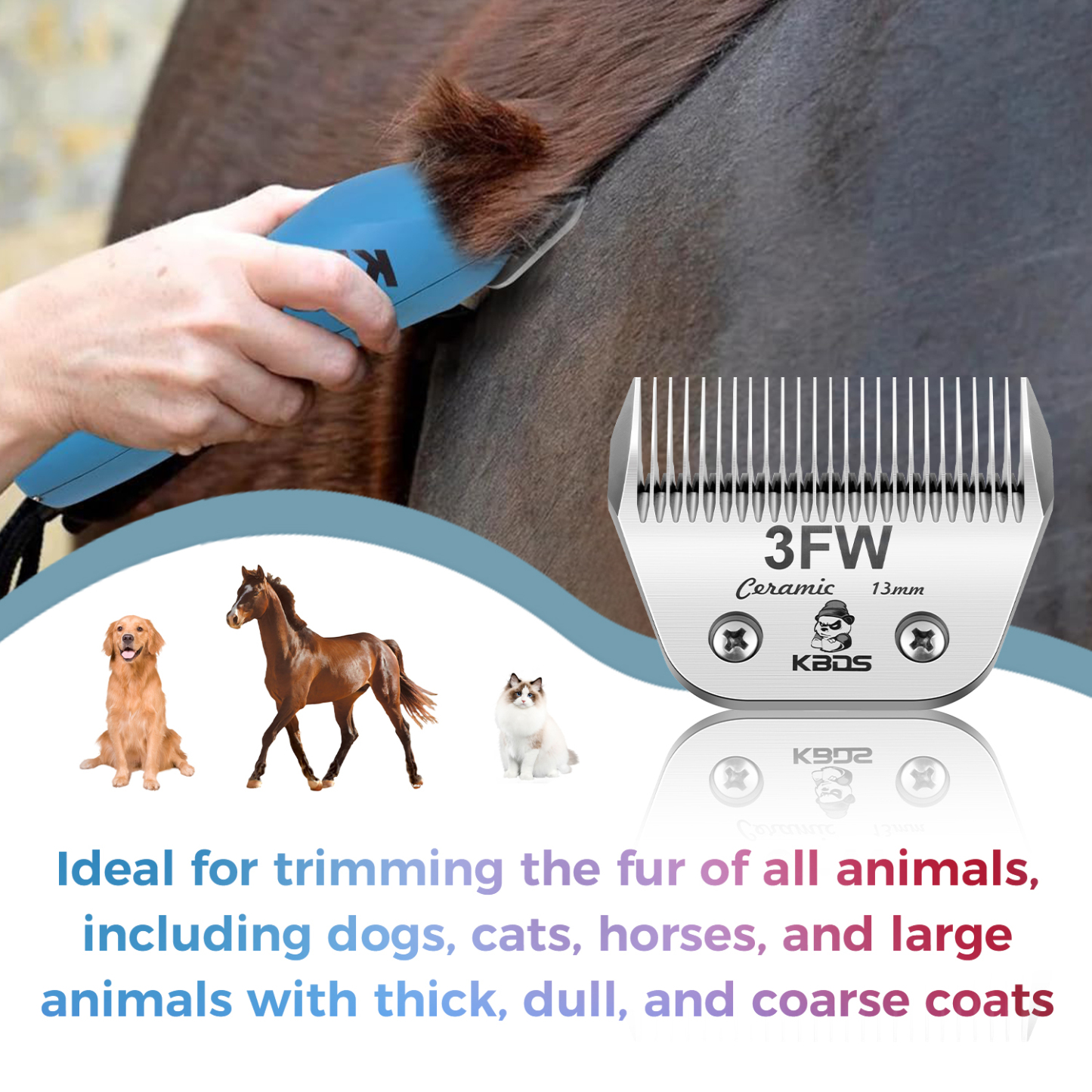 KBDS Ceramic Wide 3FW 13mm Blade