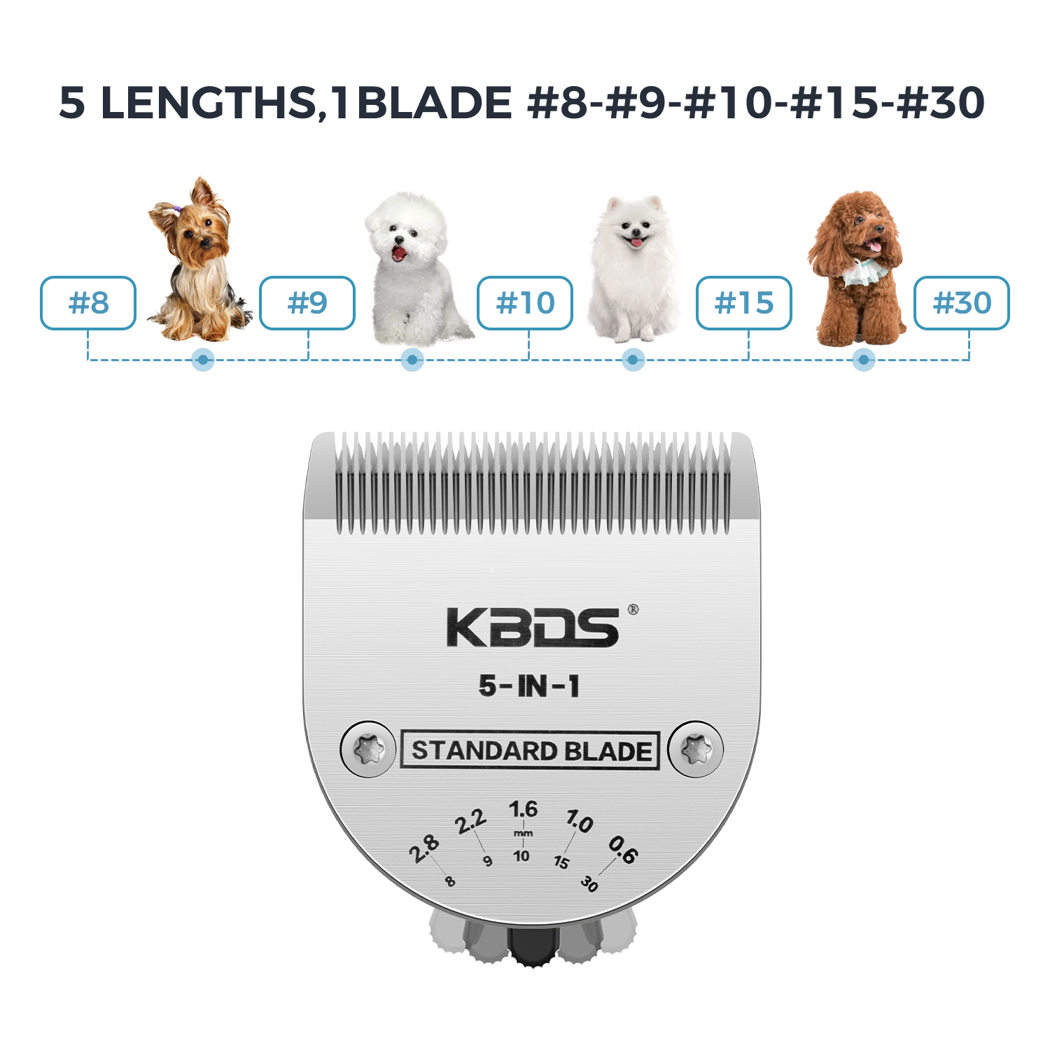 KBDS Professional Animal 5-in-1 Standard Blade
