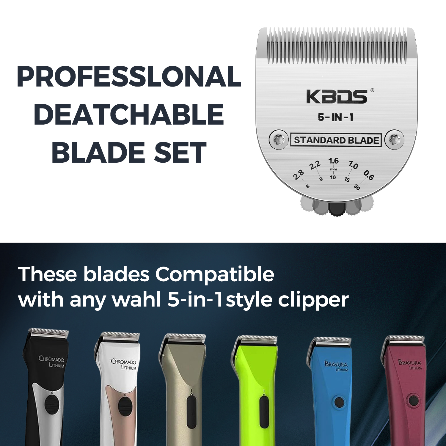 KBDS Professional Animal 5-in-1 Standard Blade