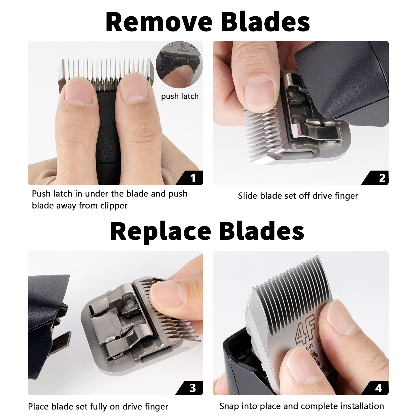 KBDS 10# 1.5mm Dog Grooming Clipper Blade (A5)