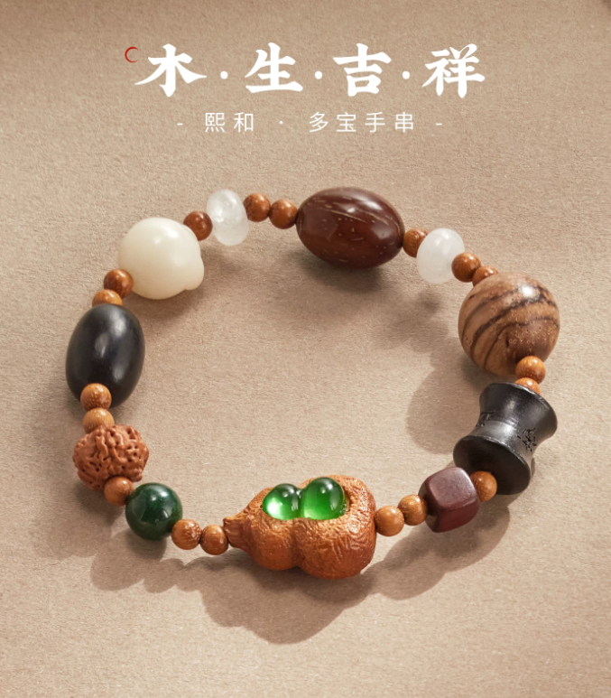 布達拉宮多寶手串｜菩提黑檀單圈文玩手鏈