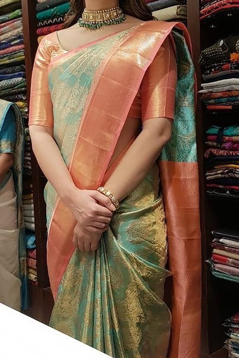 Kanchipuram Silk Sarees for South Indian Brides | Bridal sarees south indian,  Fancy sarees party wear, Bridal blouse designs