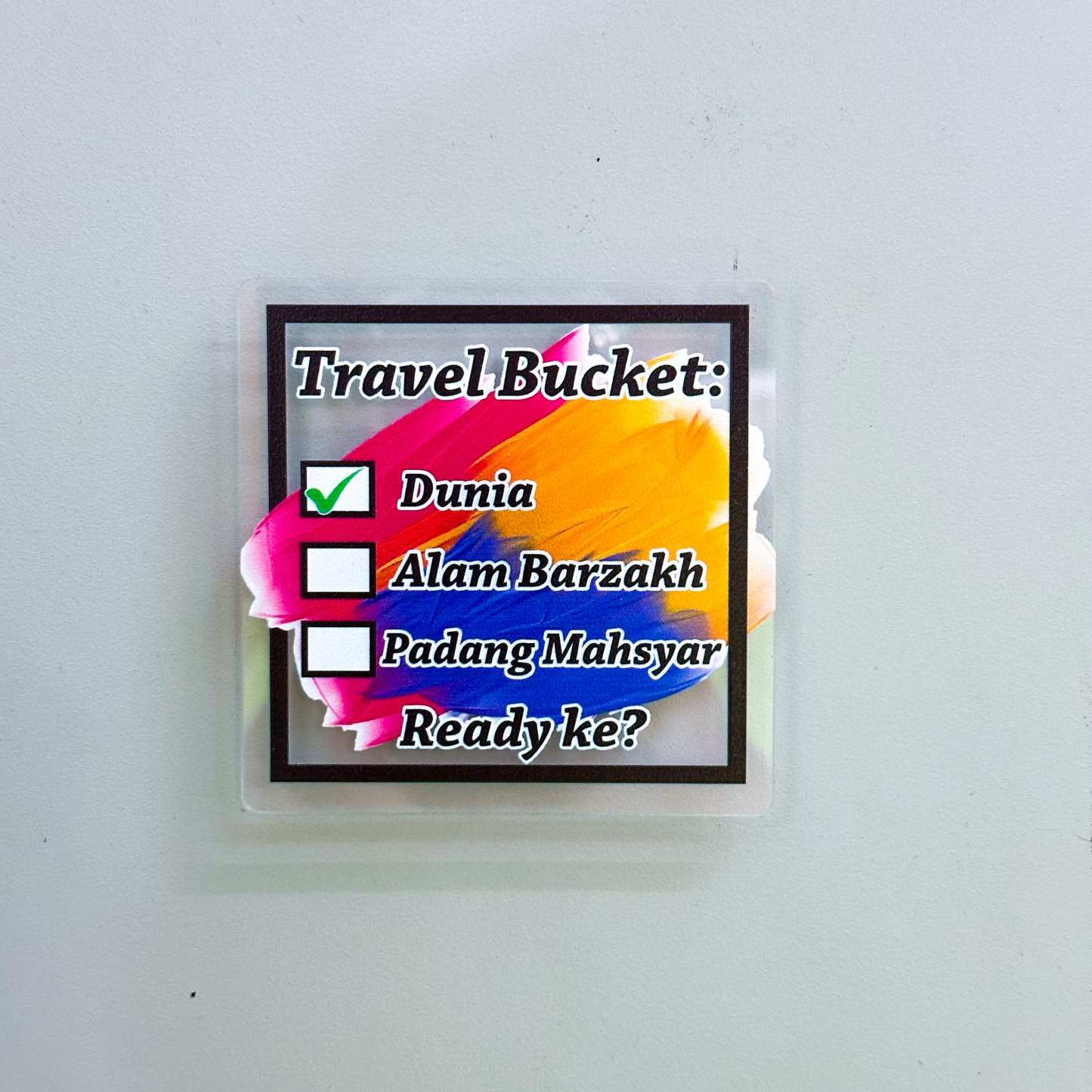 Motivasi Islamik Fridge Magnet Souvenir Gift Semangat