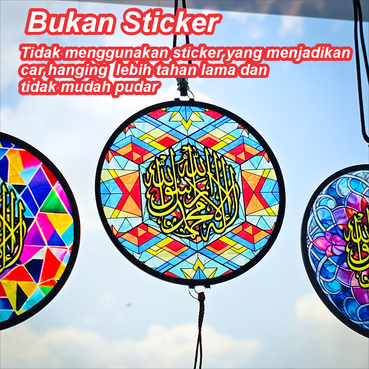 FARSI CAR HANGING 3D Khat Cantum