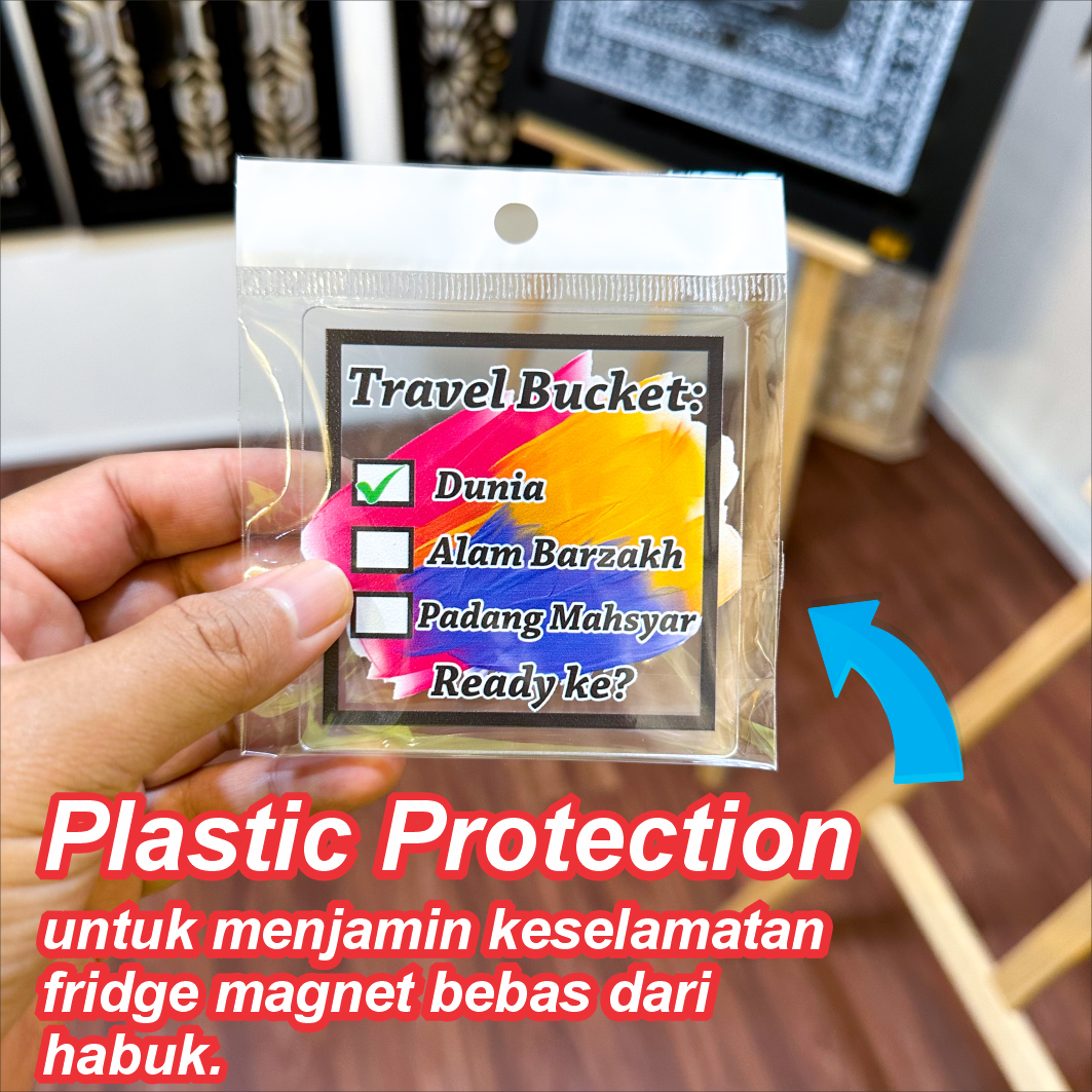 Motivasi Islamik Fridge Magnet Souvenir Gift Semangat