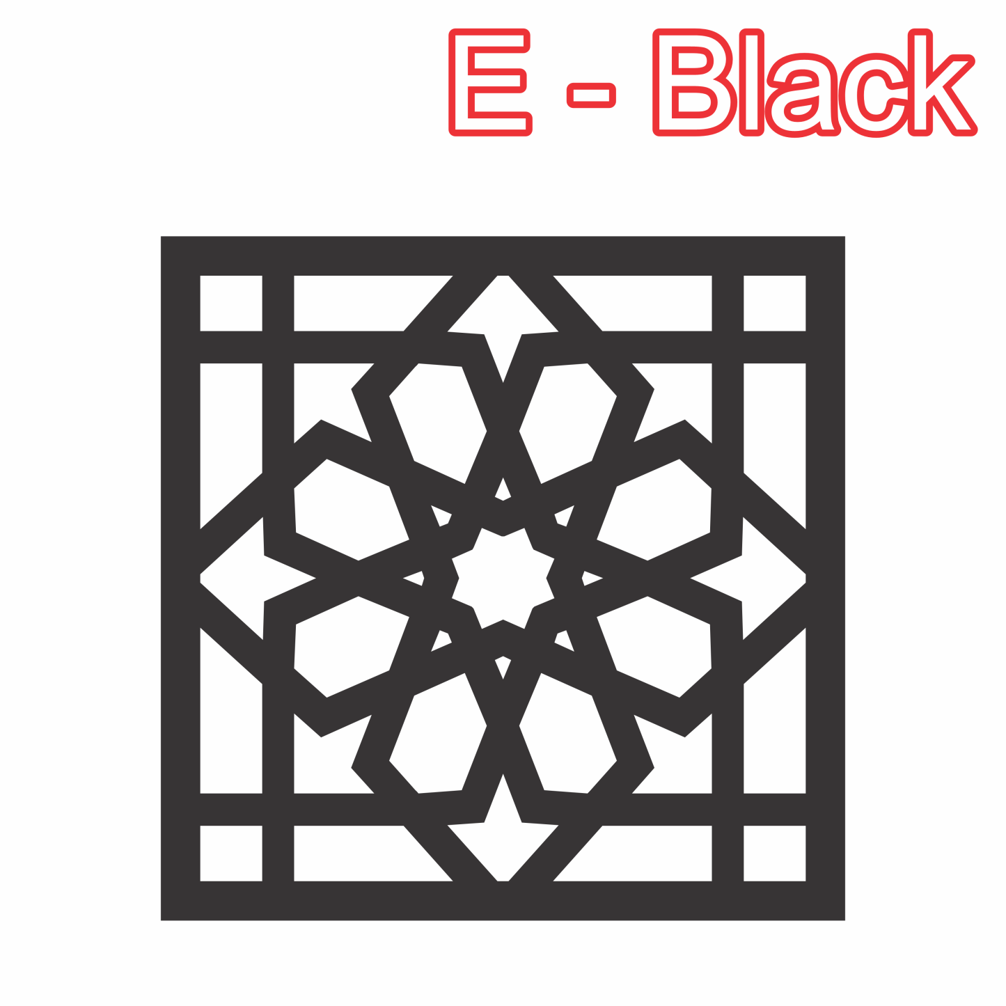 Kerawang Surau Decor 3D Khat Cantum