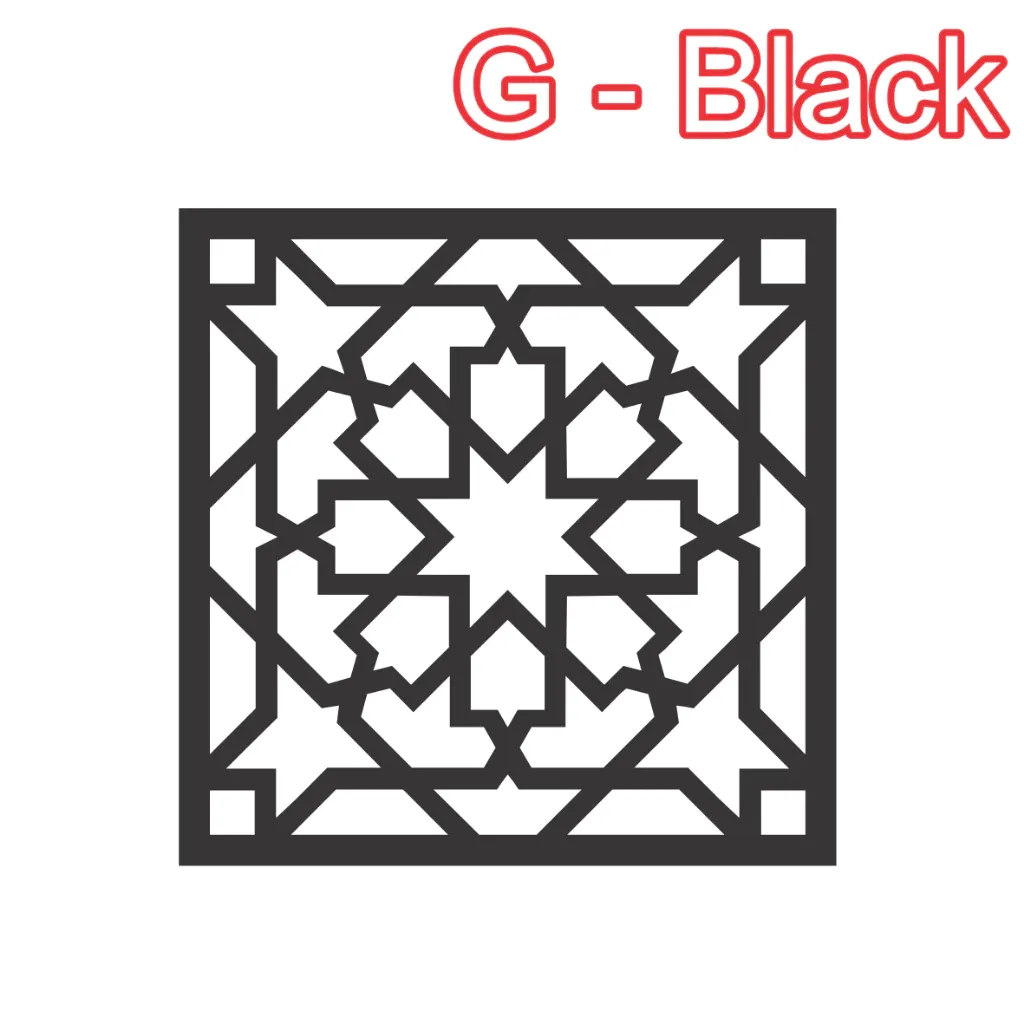 Kerawang Surau Decor 3D Khat Cantum