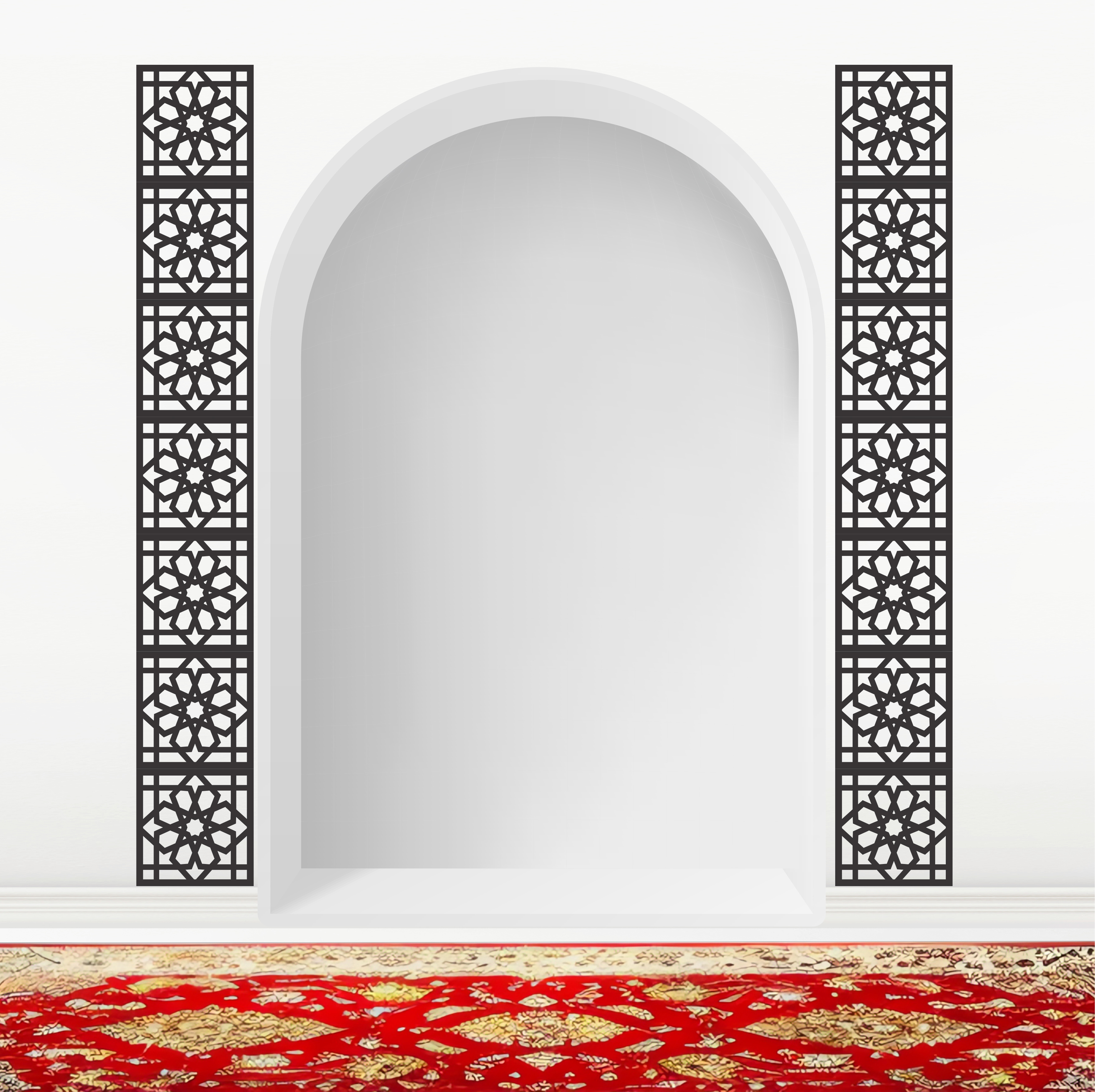 Kerawang Surau Decor 3D Khat Cantum