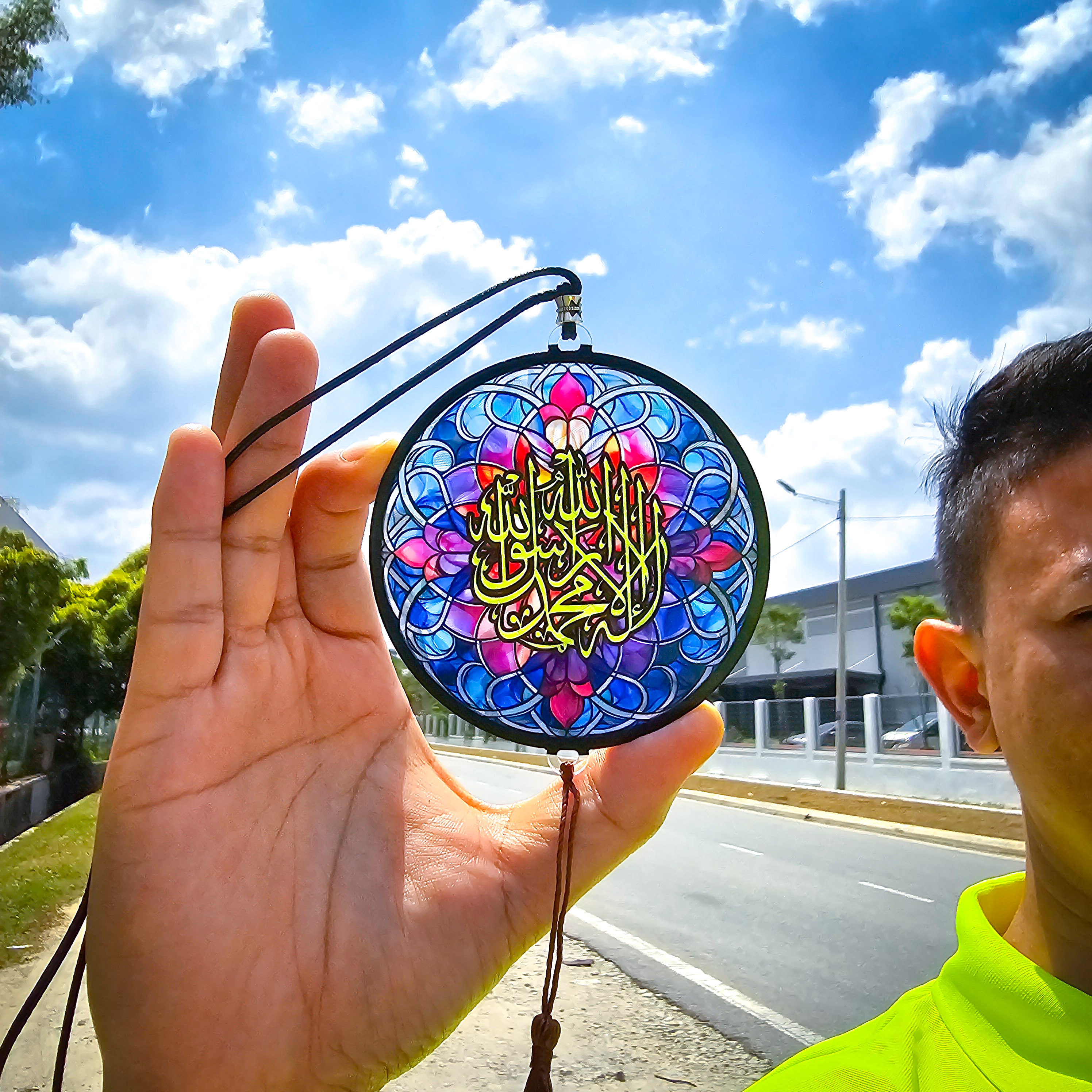 FARSI CAR HANGING 3D Khat Cantum